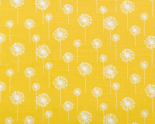 Throw Pillow Cover, Premier Prints Fabric, Dandelion Yellow Slub, Lumbar, Travel Pillow, Removable Cover - 12x16