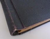 Vintage Photo Album Blue with Flowers