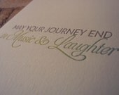 Letterpress Greeting Card...