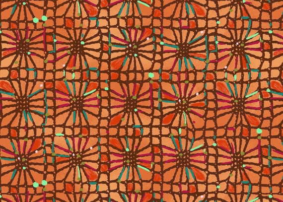 Macrame pattern ORANGE LOW STOCK