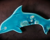 Ceramic Dolphin wall tile