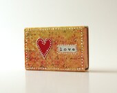 valentine matchbox pocket love shrine