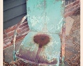 5x5 Fine Art Photograph - Rusted chair -  Instagram photo