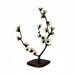 Secanja - Acorn Miniature and Pine Cones Rustic Bonsai on American Walnut base - Original Art Paper Sculpture by Tanja Sova