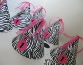 Zebra party hats