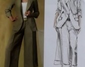 Michael Kors  American Designer Misses' or Petite Jacket & Pants Vogue V 2974 sewing pattern, Size 14 to 20, Uncut