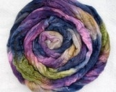 Handpainted Roving -- Merino Wool and Silk