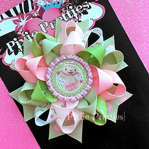 Lambie Loopy Flower Hair Bow