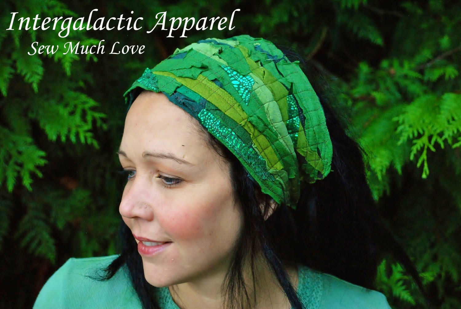 Custom for you, Hippie Headband, Gypsy hair wrap, Dread band, Pixie HeadbaNd, FesTivaL, Tribal clothes, hula hoop clothing, Fairy Headband