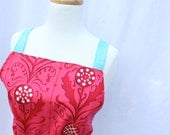 Red and Aqua Apron