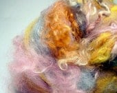 Fiber Wool Art Batt Lockalicious Betty Batt nO 27 for spinning, felting