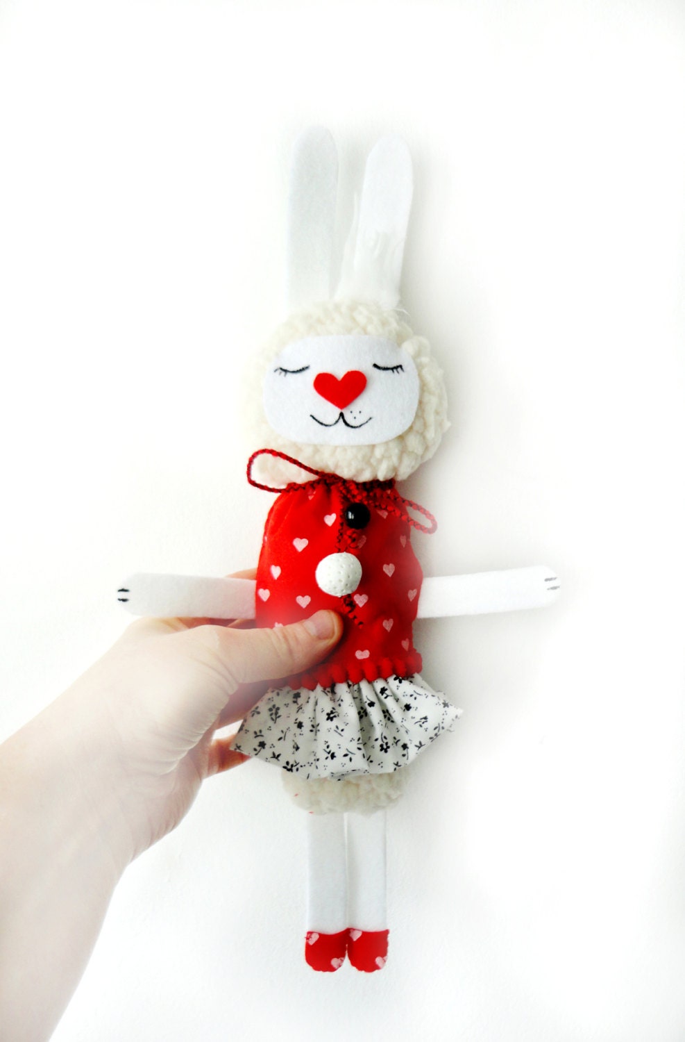 White Bunny Plush Toy - Kuka