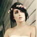Wedding flower crown, Pink Bridal hair accessory, Floral headpiece - PARADIGM