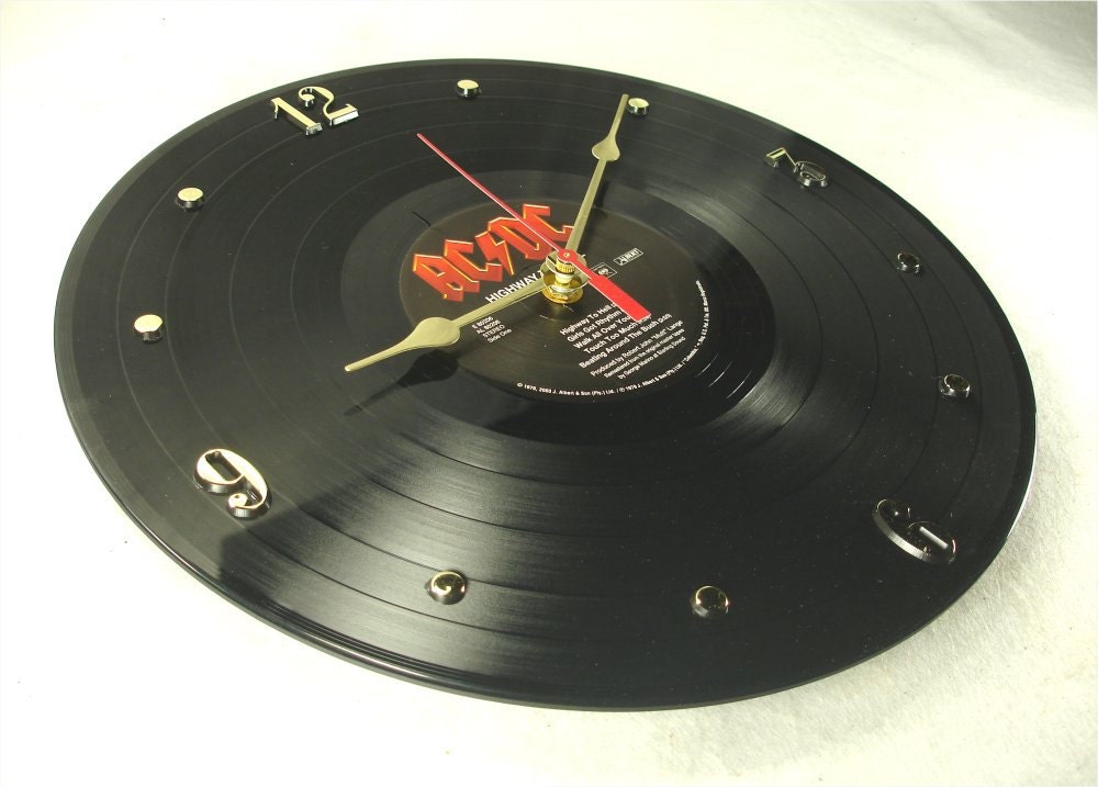 AC/DC Record Clock - Highway To Hell