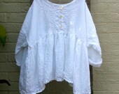 Prairie Linen Shirt Oversized to Fit Most
