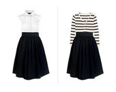 Custom skirt with side pockets in BLACK and  many colors