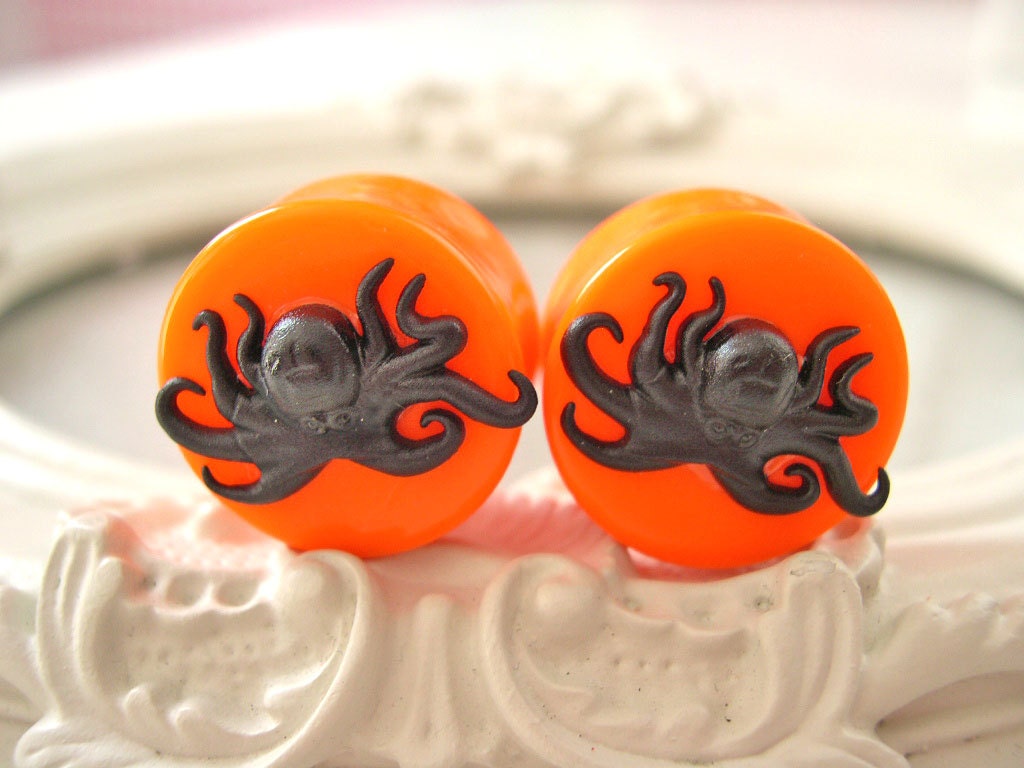 Octopus plugs for gauged ears 20mm 13/16"  stretched ears