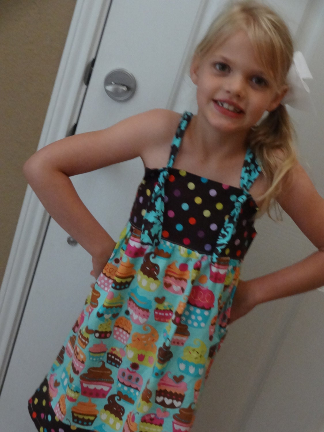 Cupcake Knot Dress...Custom Resell Size 6/8