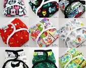 Waterproof Diaper Cover Swim Diaper Custom Pick Your Own fabric One Size