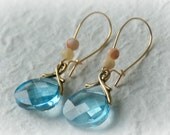 Just beachy earrings - swarovski crystals