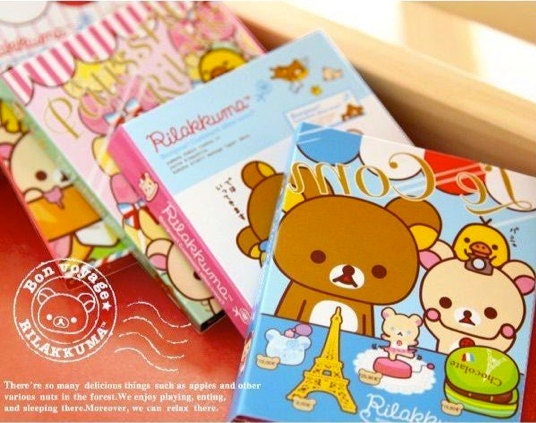 Rilakkuma Travel Themed Sticky Notepad
