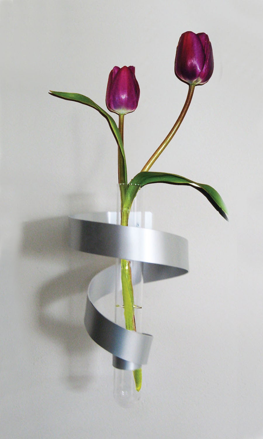 Spiral Wall Vase