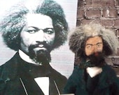 Frederick Douglass Doll Miniature Art Collectible