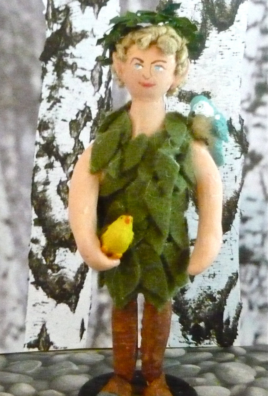 Shakespeare Doll Miniature Puck the Elf Sprite From Midsummer Night's Dream