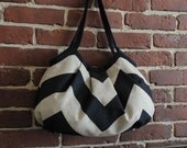 Granny Bag - Chevron Black / Dention