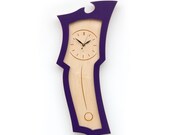 Abstract wall hanging pendulum clock - Clock No.3 Mini
