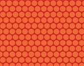 Peak Hour Circles Red - Clearance LAST 2/3 Yard