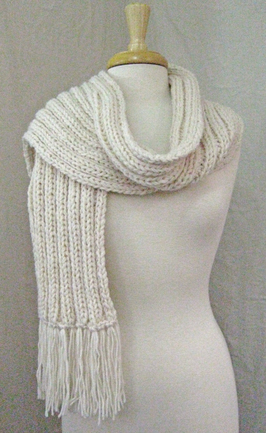 Knit Scarf   The Whidbey in Magnolia