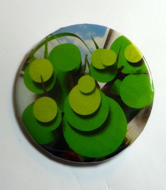 Old Magazine Image Pinback Button