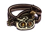 Steampunk Jewelry - Ring - Owl with Yellow Eyes