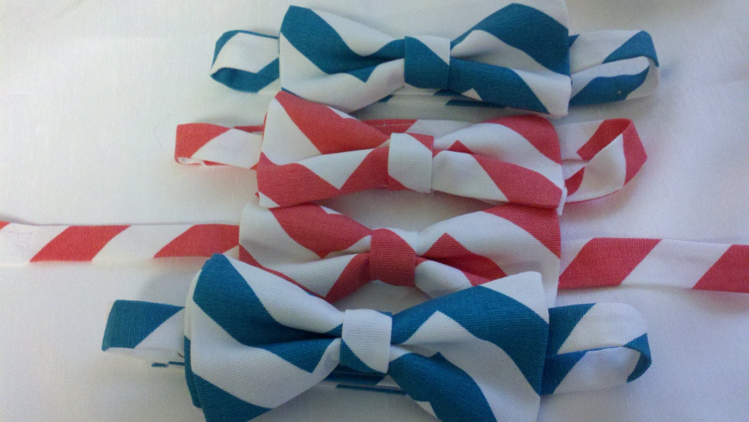 CUSTOM COLORS  BOWTIE Chevron zigzag Boy's Ringbearer, Usher, Photo shoot Infant, Toddler red, navy, coral, yellow, grey, pink, black, lime