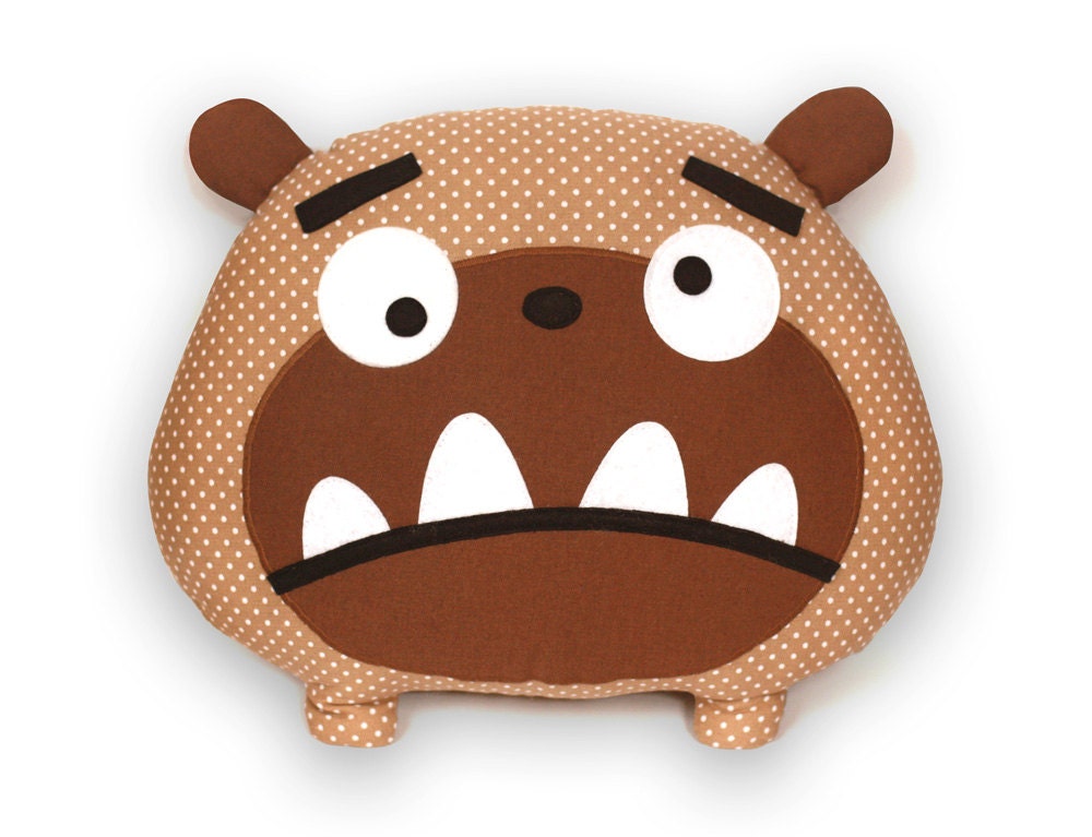 Bruno the dog pattern - Big plush toy pattern pillow pdf