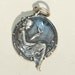 Vintage Art Nouveau Sterling Pendant Woman Fairy & Bird English Hallmarks