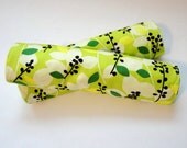 Burp Cloth Single - Cotton & Minky - Green Tea