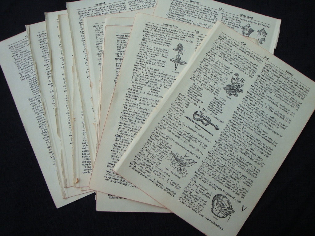 Ephemera Paper Lot-50 Pgs-Vintage Paper-Altered Art-Mixed Media-Collage-Art Journals-ATC's-Resin Jewelry-Art Projects
