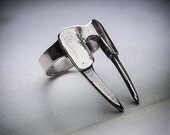 SNAKE BITE- sterling silver ring