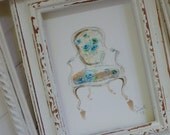 Chair Original Sketch Drawing Illustration French Chair