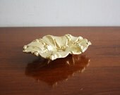 Heavy brass leaf, Virginia Metal Crafters dated 1948