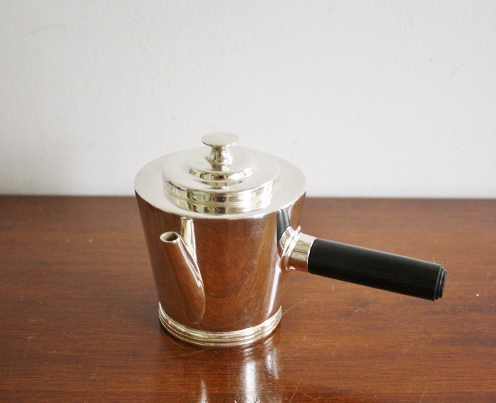 Vintage silver plated creamer, hotel silver