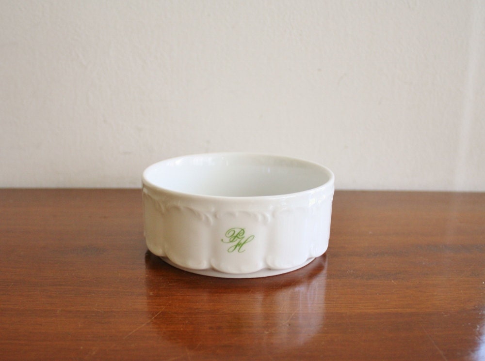 Vintage white hotel porcelain dish, Rosenthal Germany
