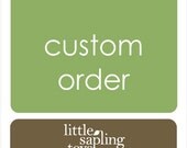 Karen, this one's for you. . . 20 personalized wooden blocks, a modern wood name blocks