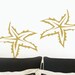 Beach Decor Starfish wall decal set