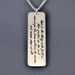 Sterling Silver Emily Dickinson Necklace