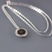 Locket Style Dandelion Wish Necklace - Etched Silver