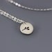 Tiny Silver Branch - Twig Necklace - Etched Sterling Silver Pendant