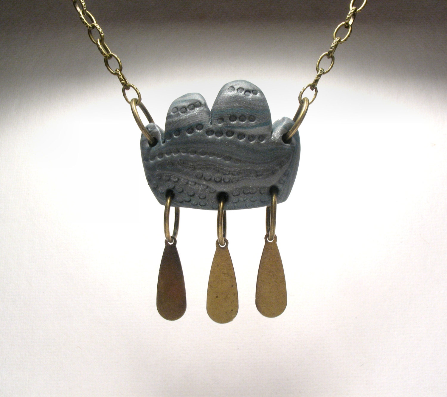 Light Showers Rain Cloud Necklace